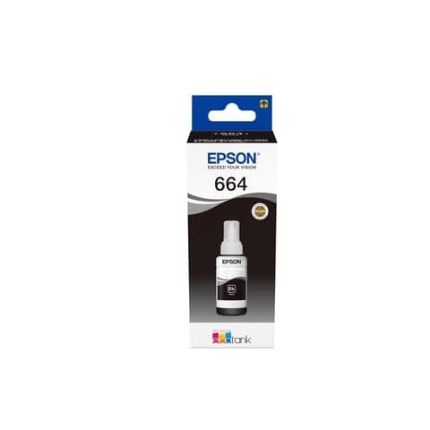 Cartuccia inkjet T6641 Epson nero  C13T664140